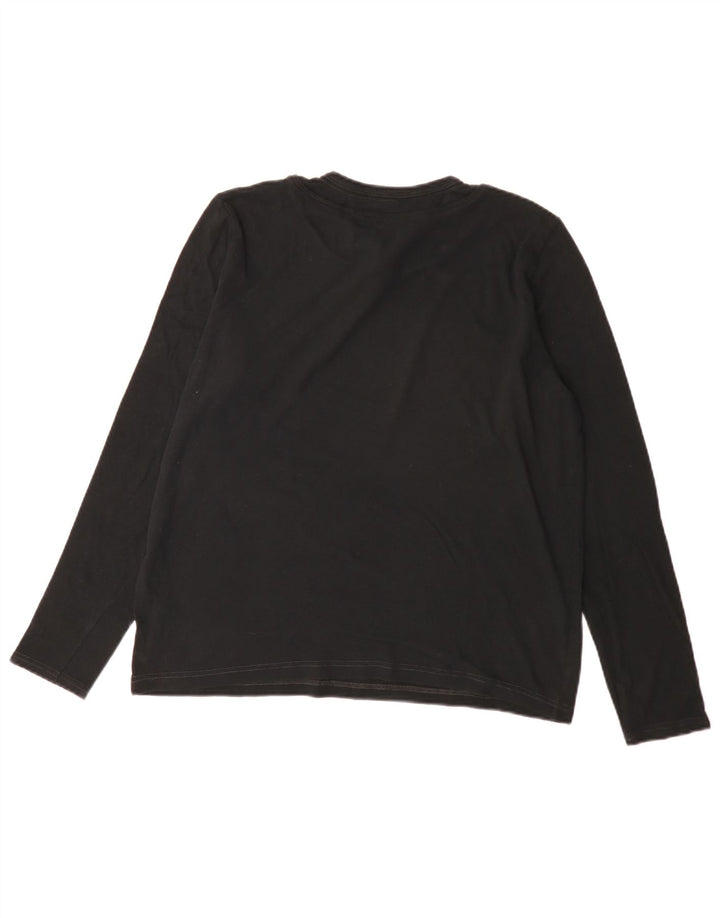 Calvin Klein Jeans Masculino Top Manga Longa IT 50 Médio Preto