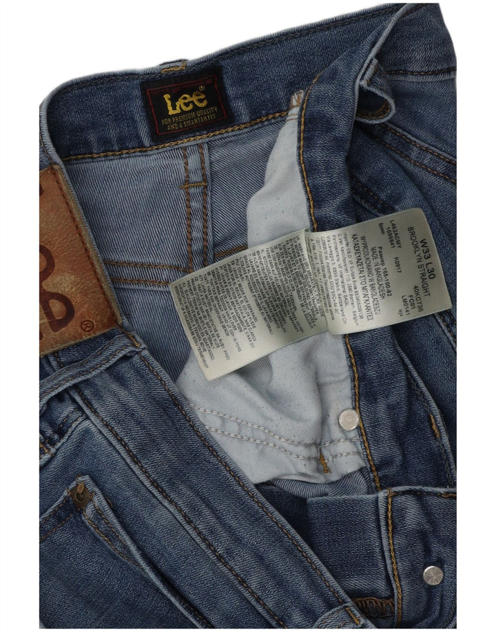 Lee Mens Brooklyn Straight Straight Jeans W33 L30 Azul