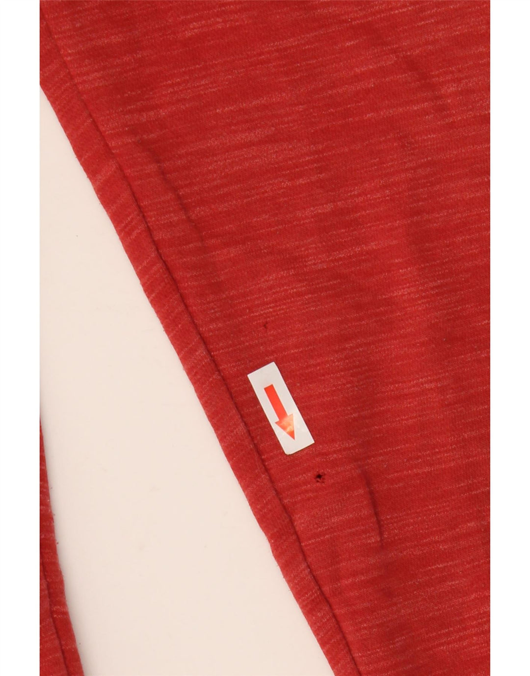 Suéter Reebok masculino com capuz e zíper gráfico médio algodão vermelho