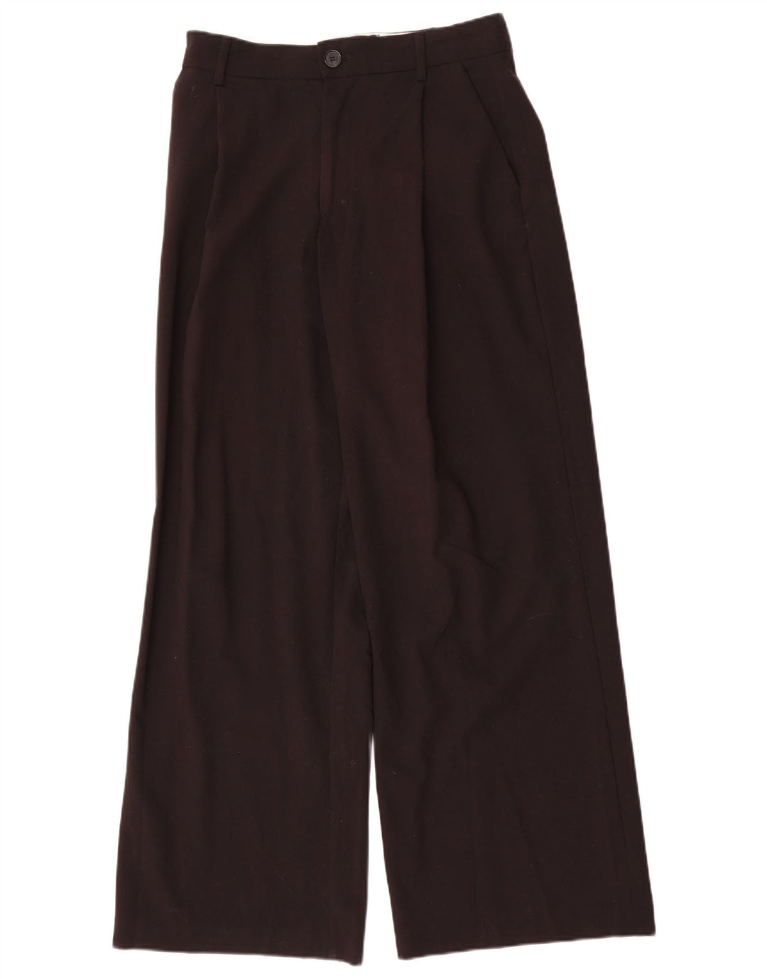 Zara Calça Chino Feminina Cintura Alta Pegged Médio W28 L31 Poliéster Preto
