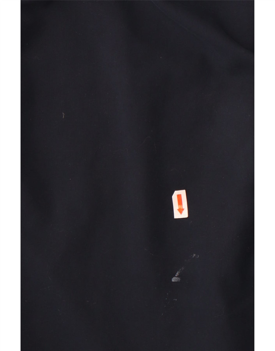 Calça de treino feminina Reebok UK 14 grande poliéster azul marinho