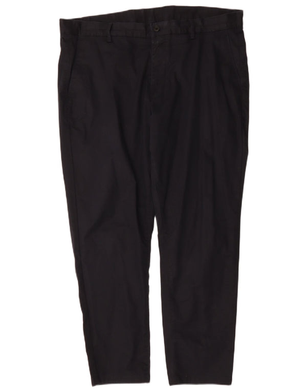 Calça Chino Masculina Cônica Massimo Dutti EU 48 XL W38 L28 Azul Marinho