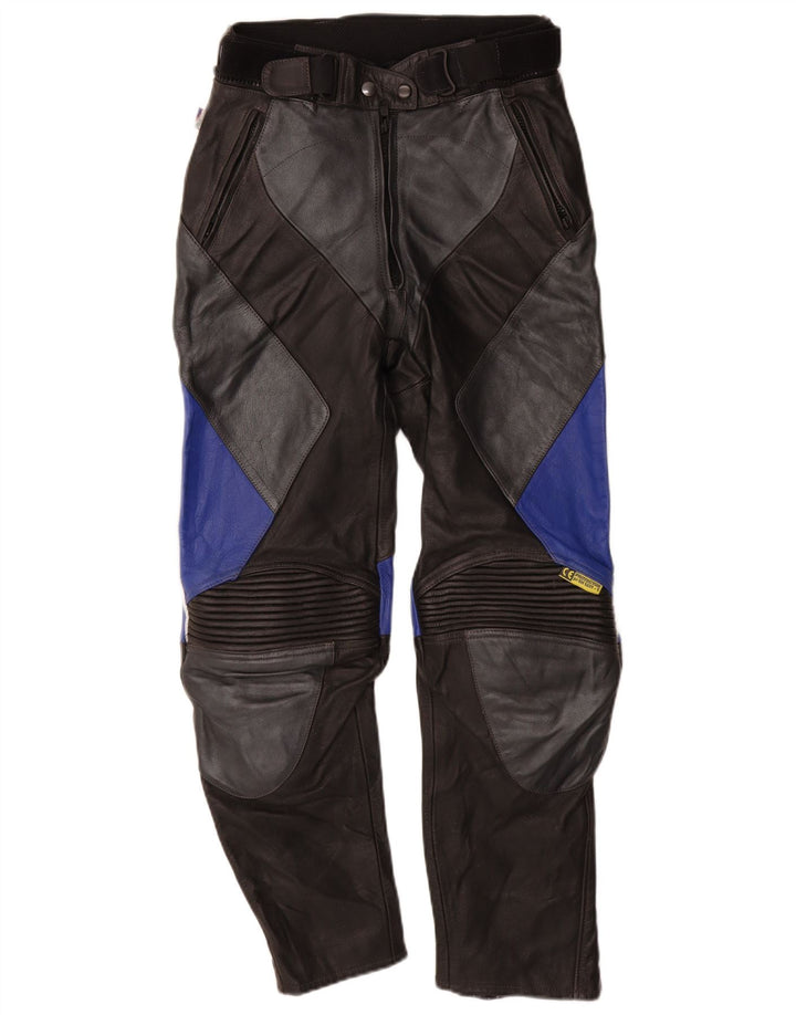 Conjunto de 2 peças de motocicleta feminina SCHUH EU 38 médio W26 L28 motociclista preto