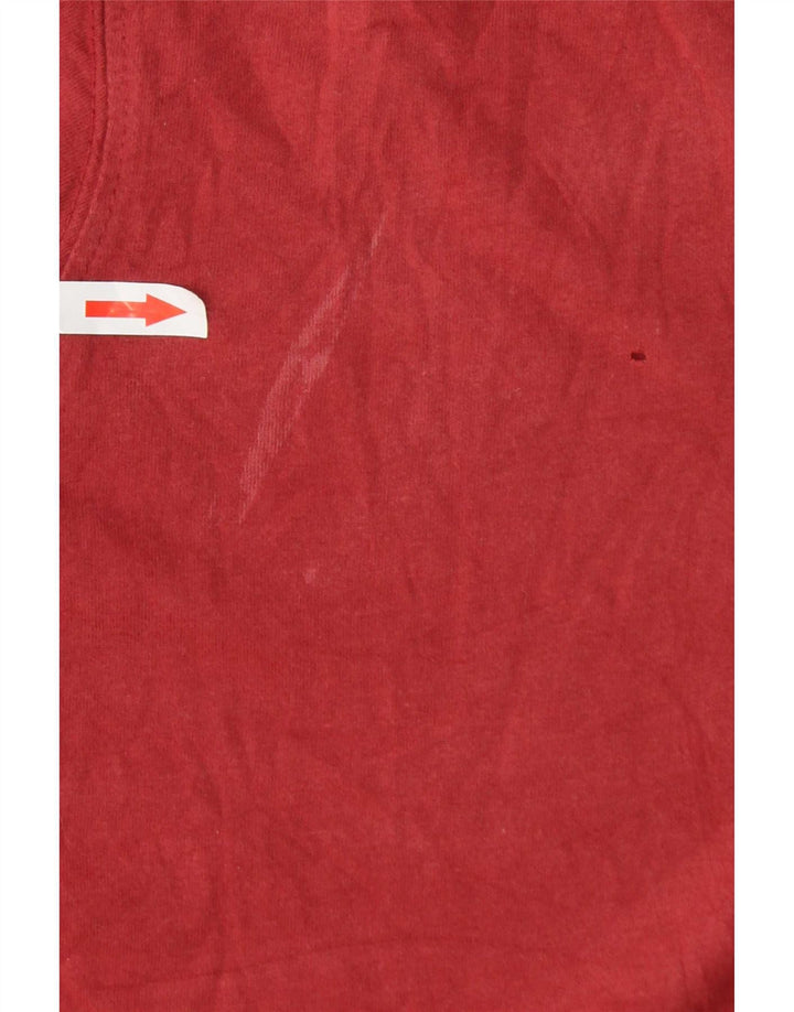 Camiseta masculina Sergio Tacchini Top pequeno algodão marrom