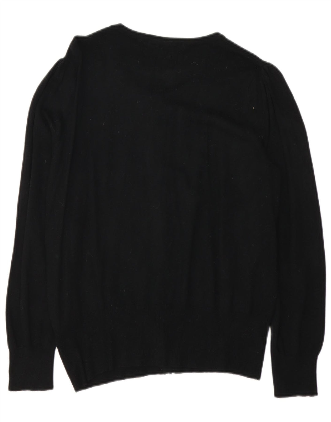 Suéter cardigã feminino Marks & Spencer Reino Unido 12 viscose preta média