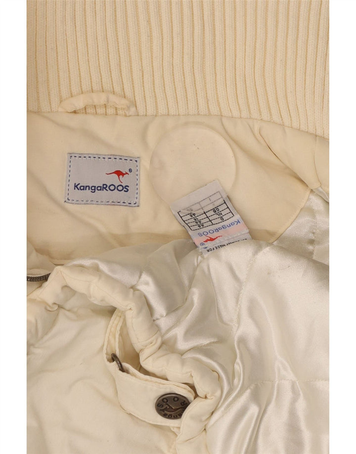 Jaqueta acolchoada feminina KANGAROOS UK 18 XL algodão branco