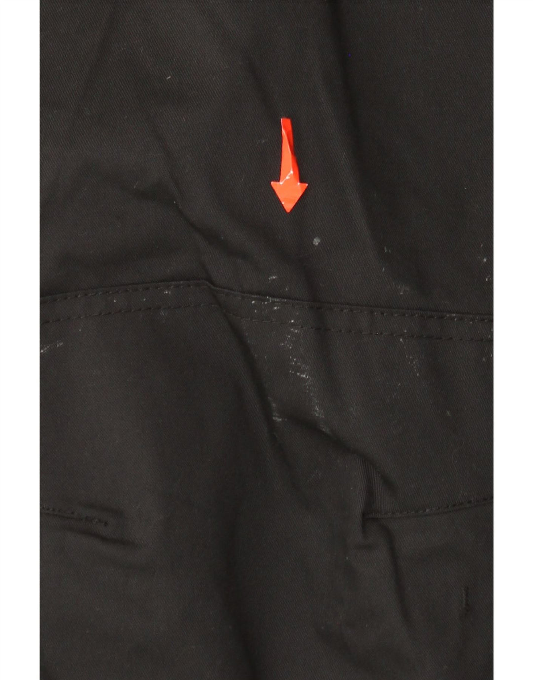 Calças cargo retas masculinas Dickies W38 L28 poliéster preto
