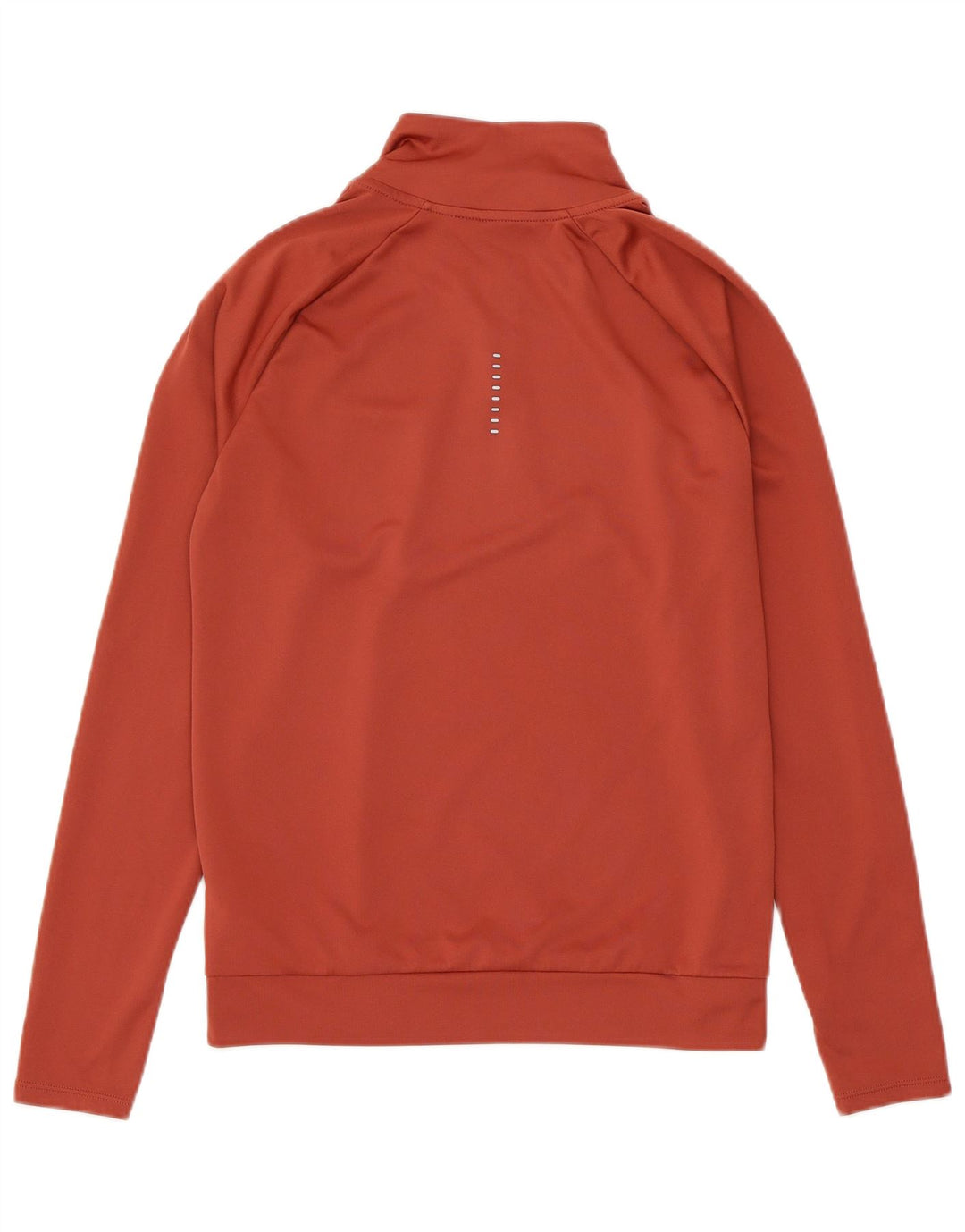 NIKE Masculino Dri Fit Graphic Zip Neck Pullover Treino Top XS Marrom