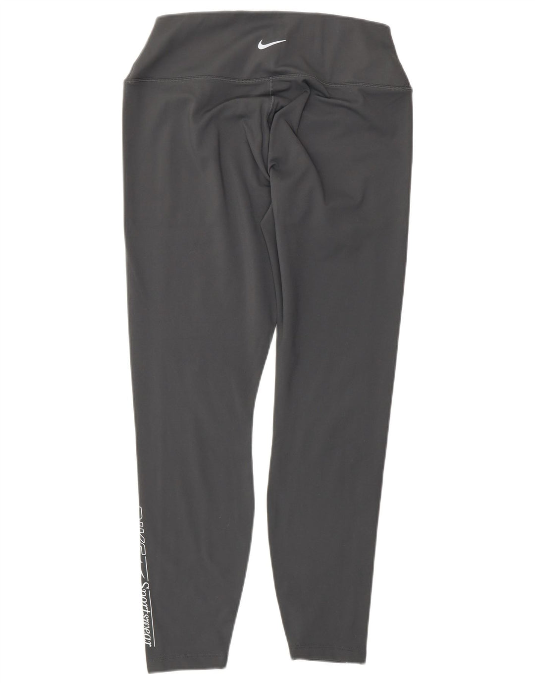 Leggings femininas Nike Graphic UK 16 grande poliéster cinza
