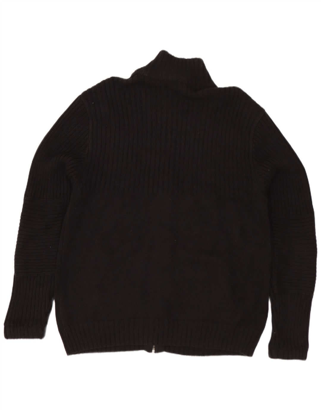 Calvin Klein Jeans Masculino Cardigan Suéter Médio Algodão Preto