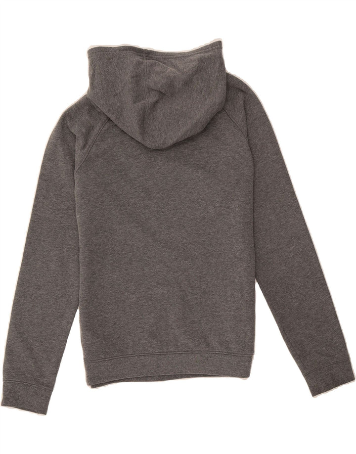 UNDER ARMOUR Boys Graphic Hoodie Jumper 13-14 Years XL Grey Cotton Vintage Under Armour and Second-Hand Under Armour from Messina Hembry 