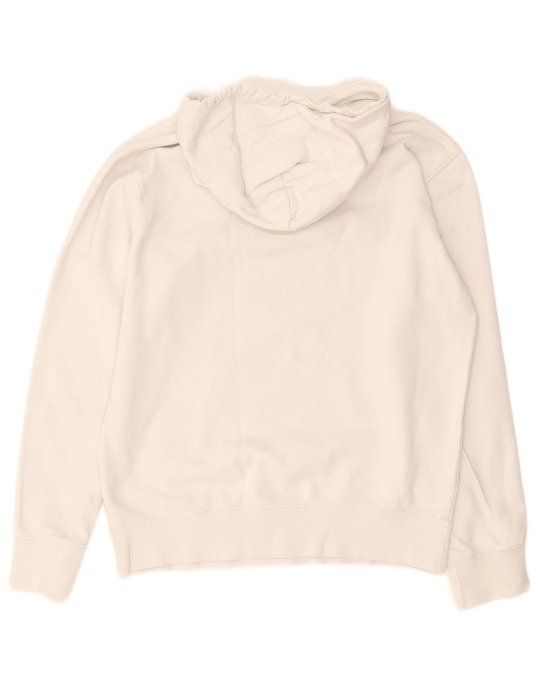 CHAMPION Suéter masculino com capuz gráfico médio algodão branco