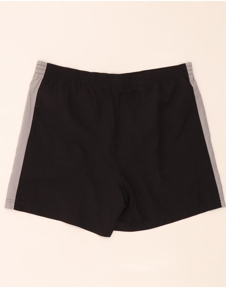 Shorts esportivo masculino Umbro grande bloco colorido preto
