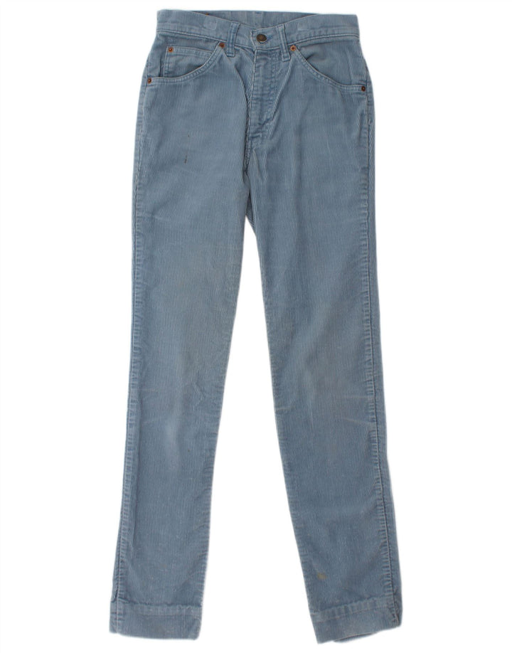 Calça feminina slim de veludo LEVI'S W26 L33 algodão azul