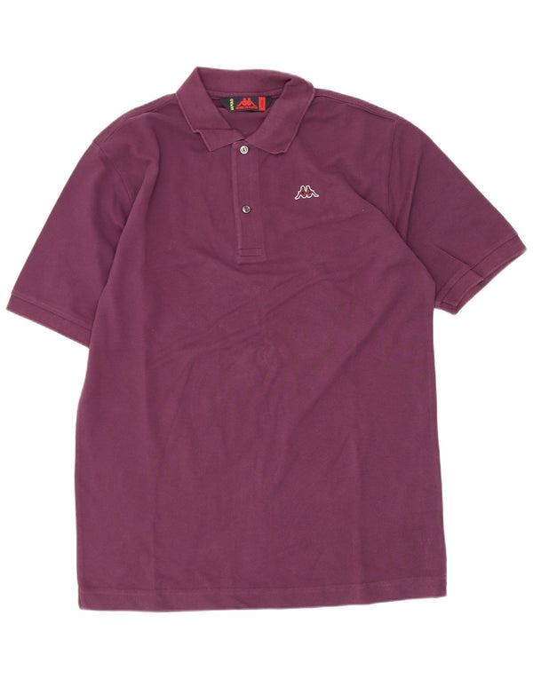 Camisa polo masculina Kappa de algodão marrom médio