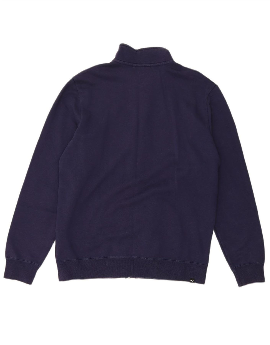 PUMA Mens Tracksuit Top Jacket Grande Algodão Azul Marinho