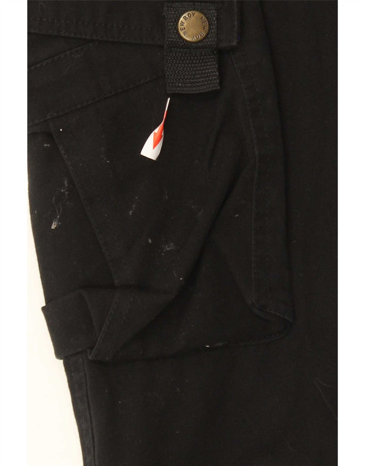 Calça cargo reta masculina vintage W33 L33 preta