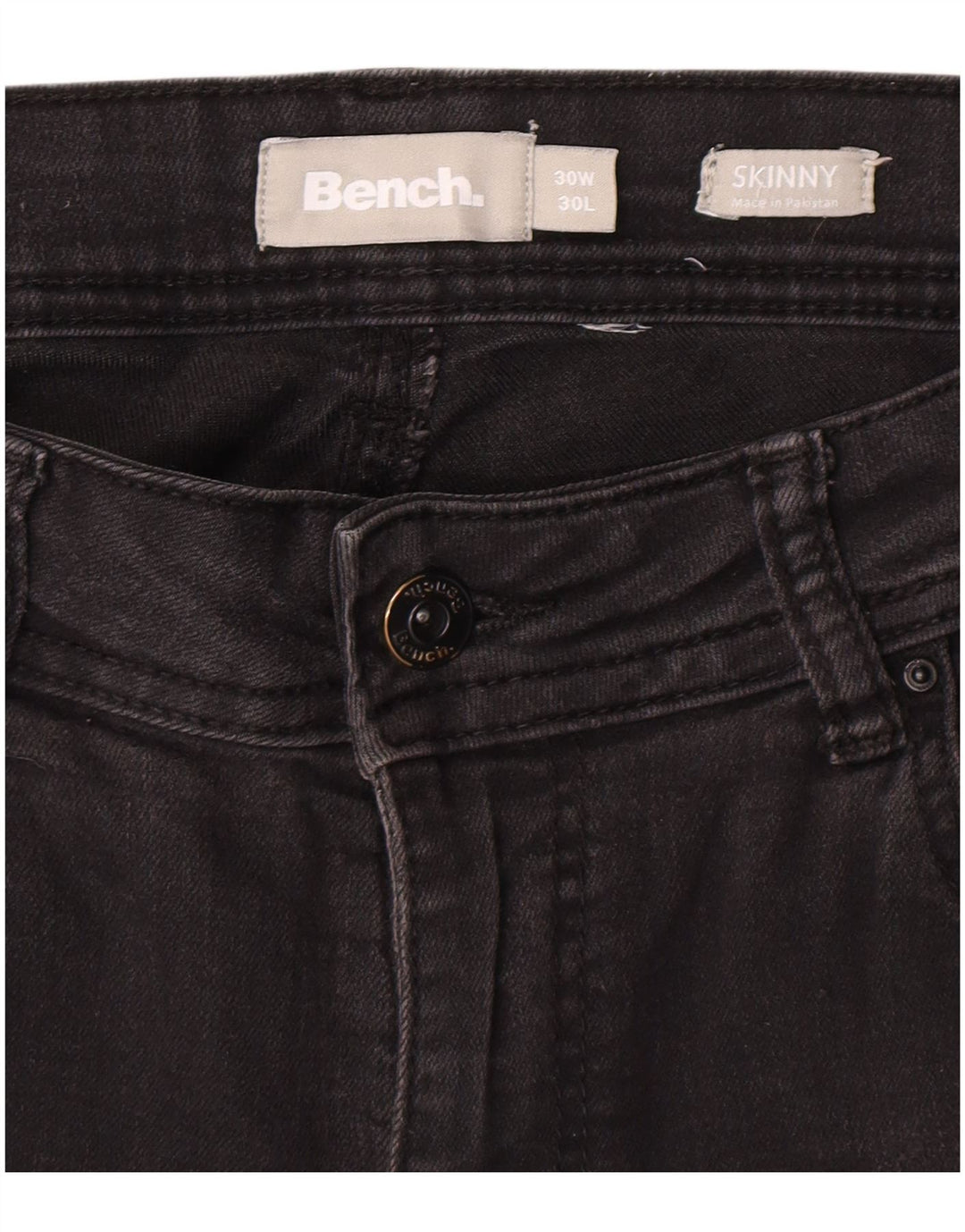 Jeans skinny feminino BENCH W30 L30 preto