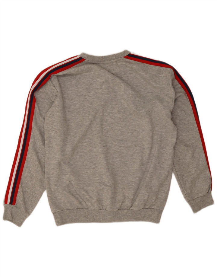 Zara moletom masculino jumper poliéster manchado cinza médio