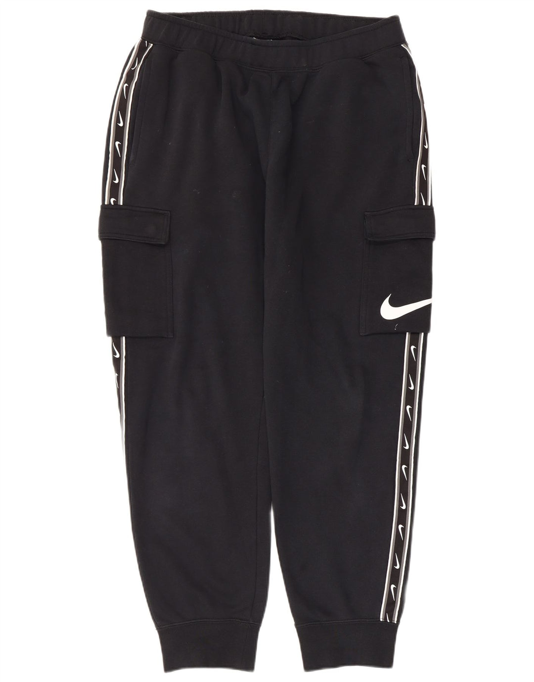 Calça de treino masculina NIKE Graphic Cargo Joggers grande algodão azul marinho