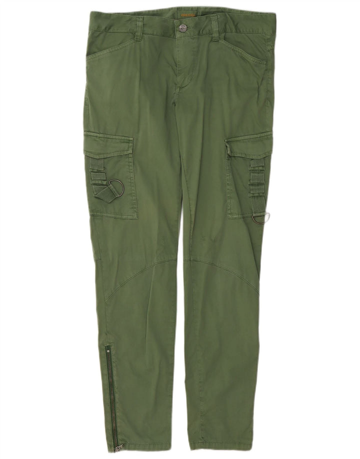 Calça cargo feminina slim DIESEL W30 L30 algodão verde