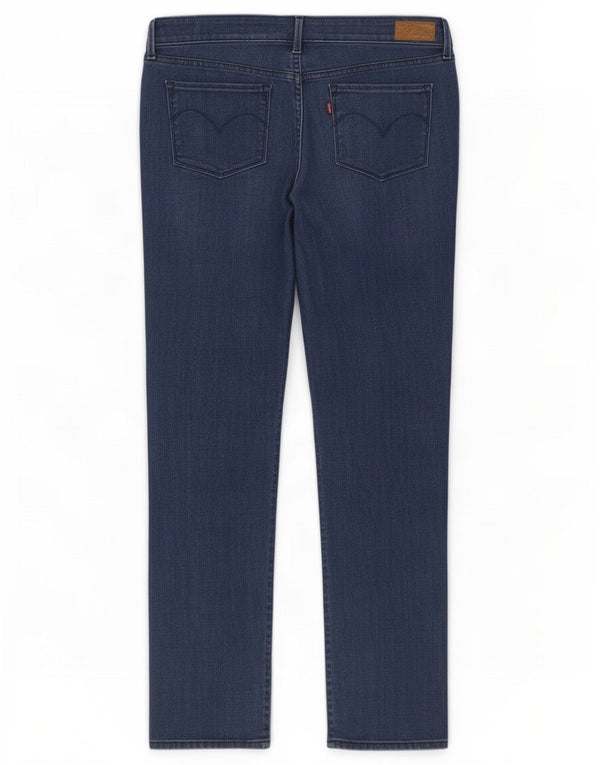 Calça jeans feminina Levi's Slight Curve Classic Fit Slim W31 L32 Azul Algodão