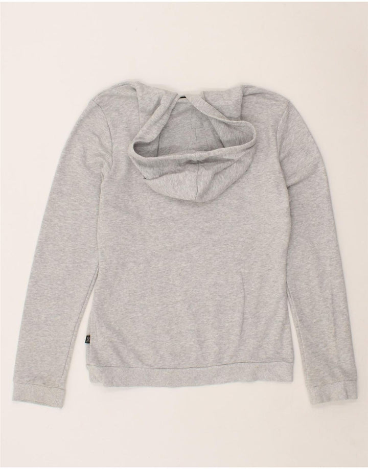 PUMA Girls Graphic Hoodie Jumper 15-16 Years Grey Vintage Puma and Second-Hand Puma from Messina Hembry 
