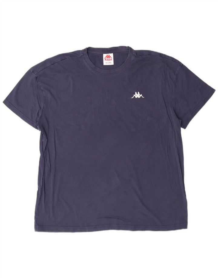 Camiseta masculina Kappa Top 2XL algodão azul marinho