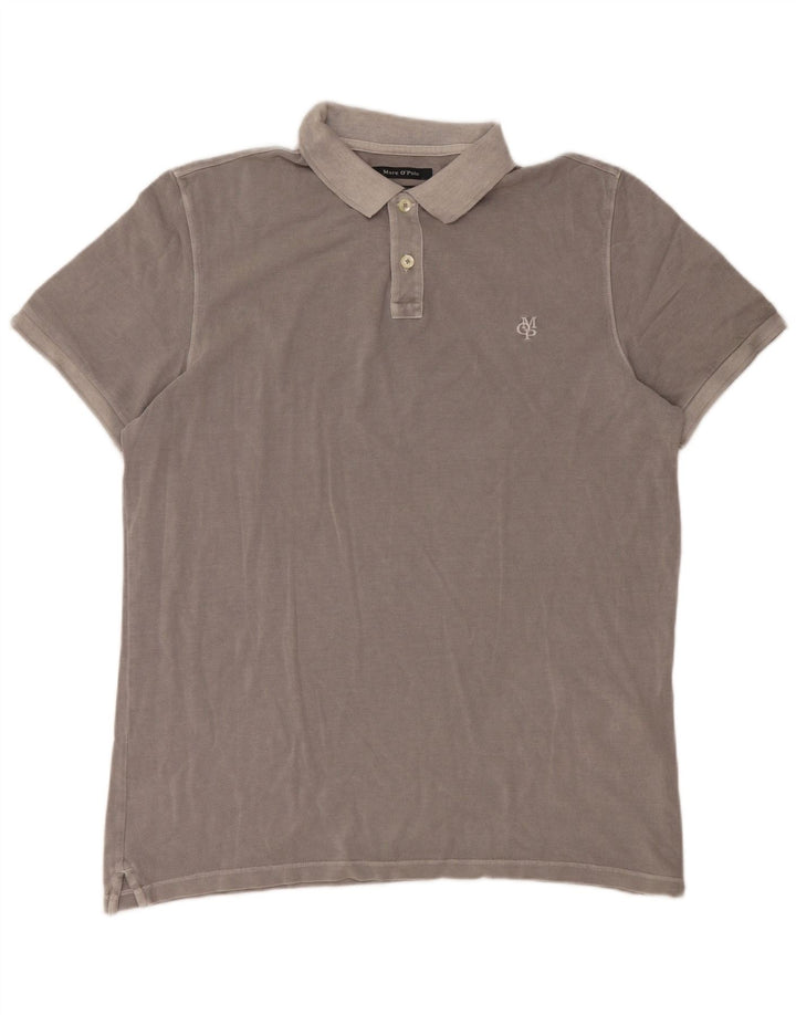 Camisa polo masculina Marc O'Polo Regular Fit XL algodão cinza
