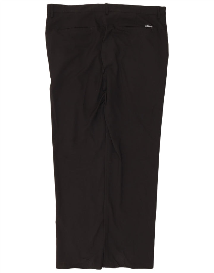 ADIDAS Mens Adizero Straight Chino Calças W38 L34 Poliéster Preto