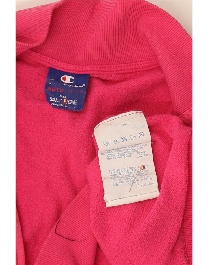 Jaqueta masculina de agasalho Champion 2XL algodão rosa