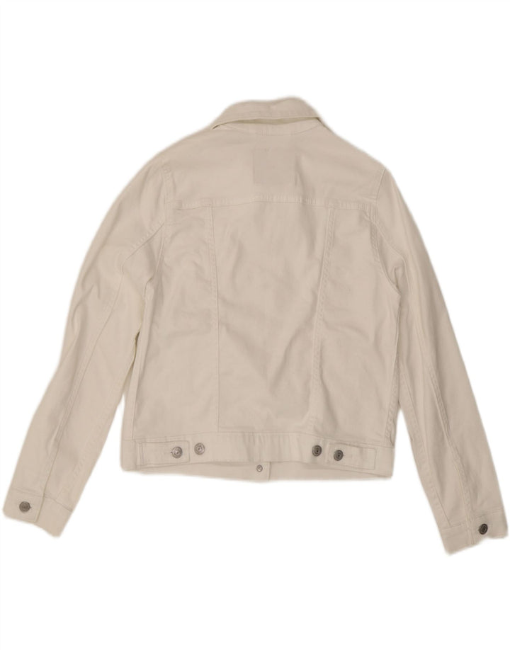Jaqueta jeans feminina Levi's UK 14 médio branco