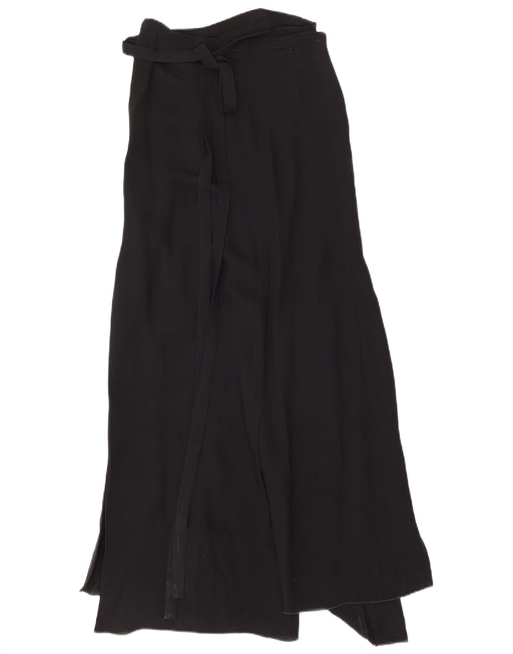 Saia maxi envoltória feminina Gianfranco Ferre IT 42 médio W28 viscose preta