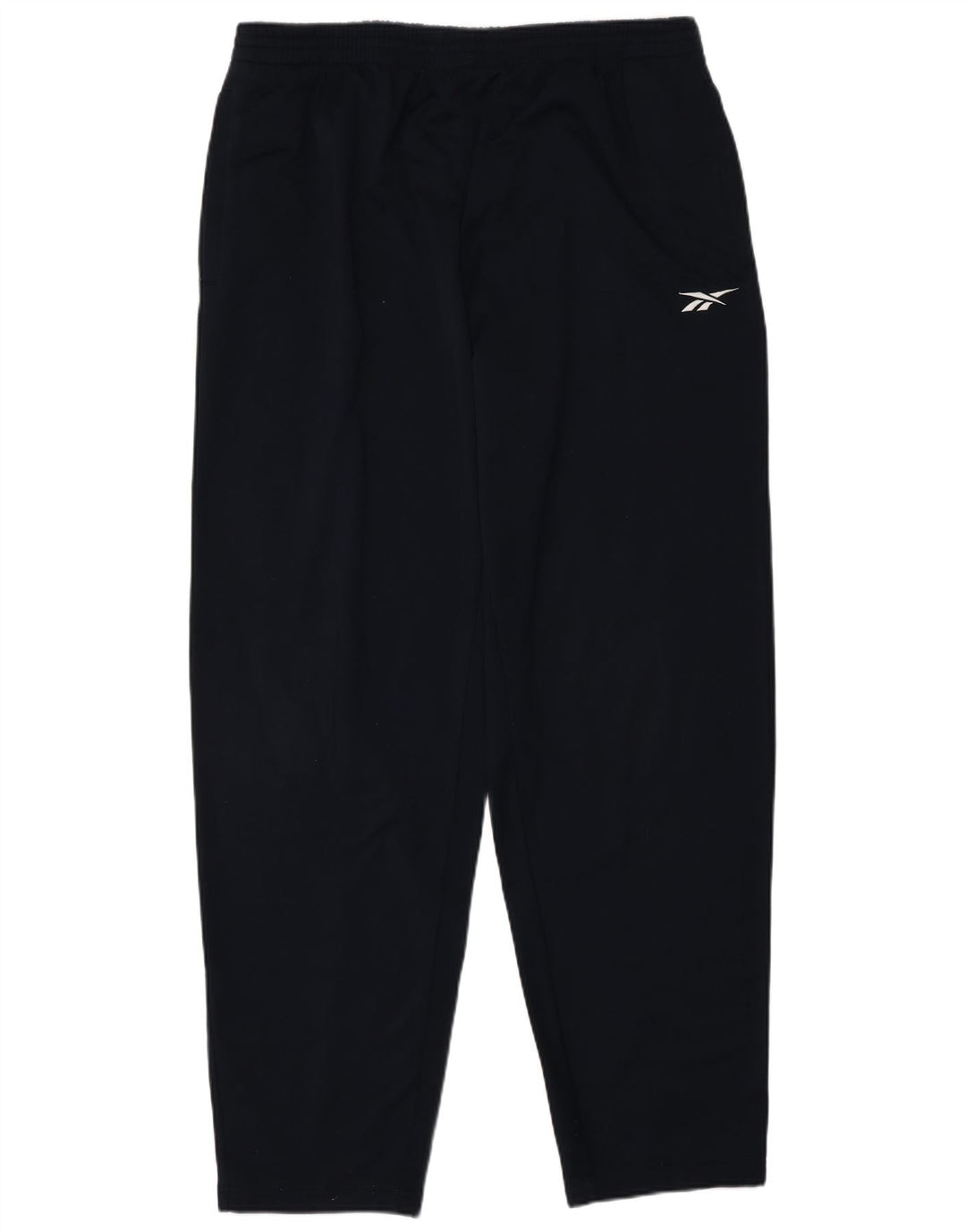Calça de treino masculina Reebok grande poliéster azul marinho