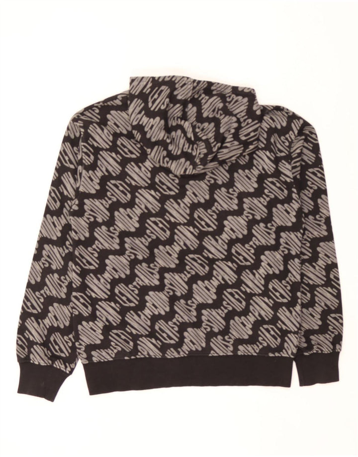 LEVI'S Boys Graphic Hoodie Jumper 13-14 Years Black Cotton Vintage Levi's and Second-Hand Levi's from Messina Hembry 