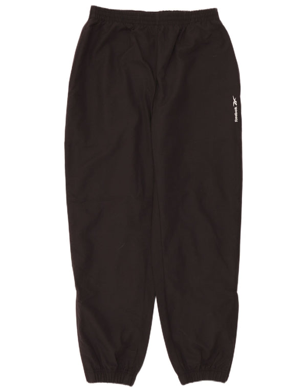 Reebok Mens Calças de treino Joggers Médio Preto Poliéster