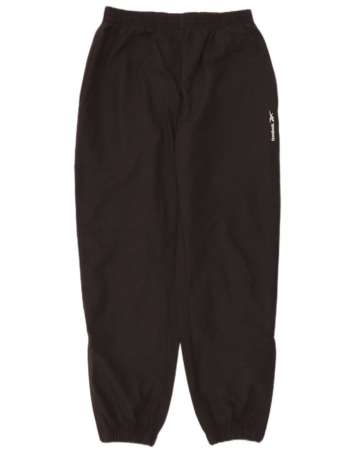 Reebok Mens Calças de treino Joggers Médio Preto Poliéster