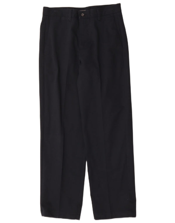Dockers masculino cáqui solto ajuste calça chino W30 L30 algodão azul marinho