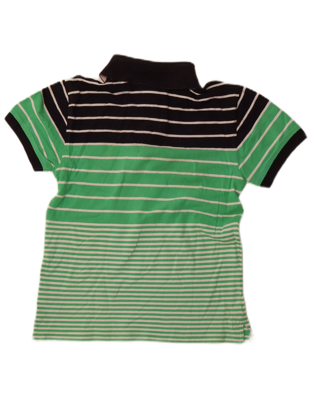Camisa polo feminina TOMMY HILFIGER 11-12 anos verde algodão colorblock