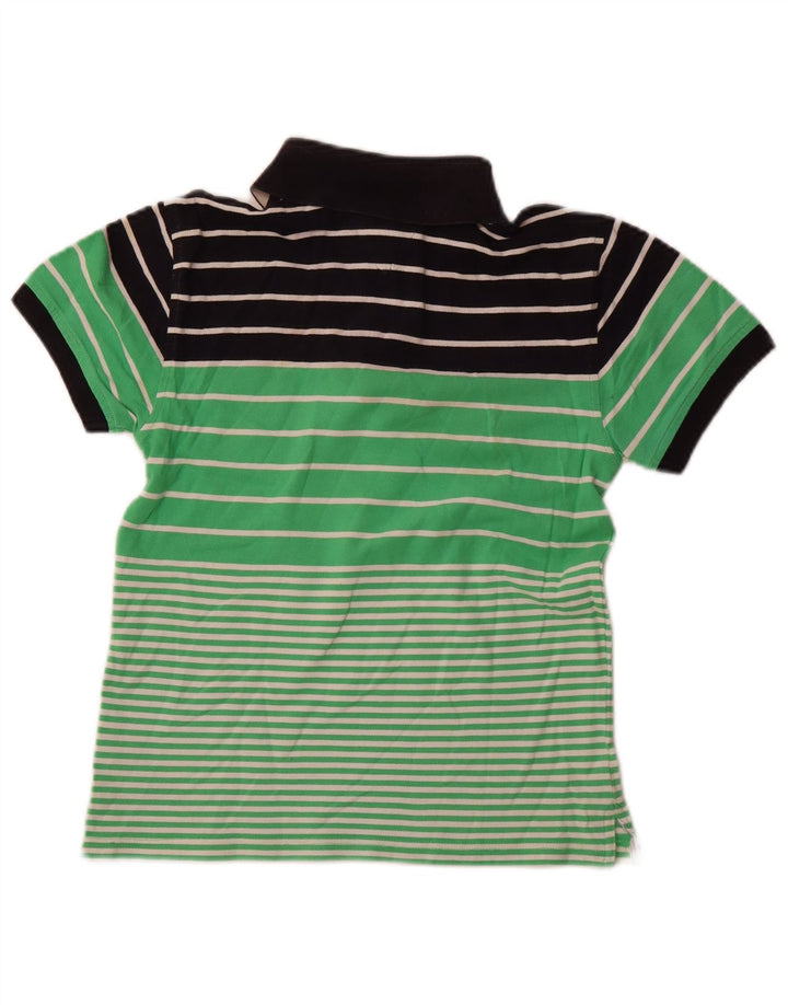 Camisa polo feminina TOMMY HILFIGER 11-12 anos verde algodão colorblock