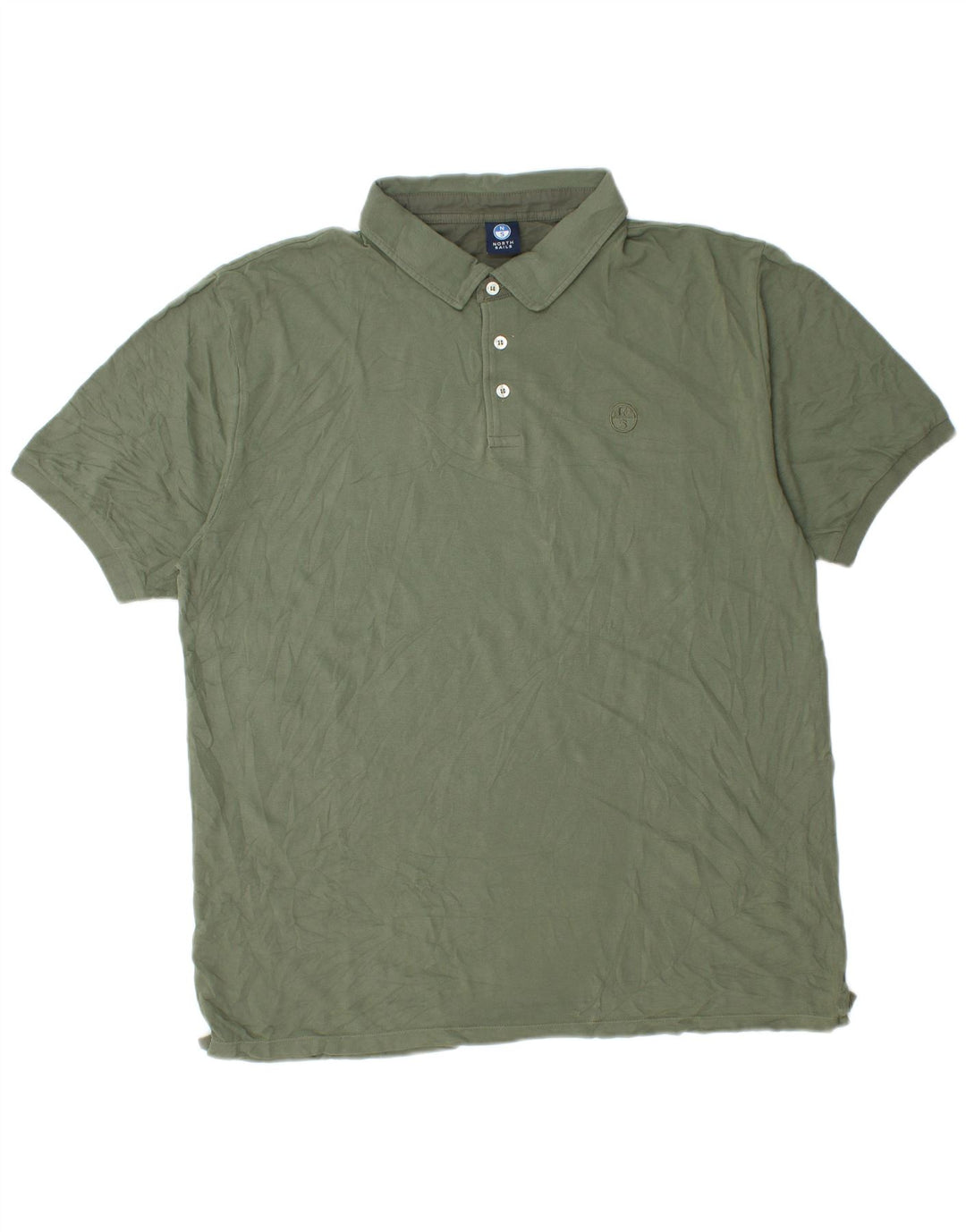 Camisa polo masculina North Sails 2XL algodão verde
