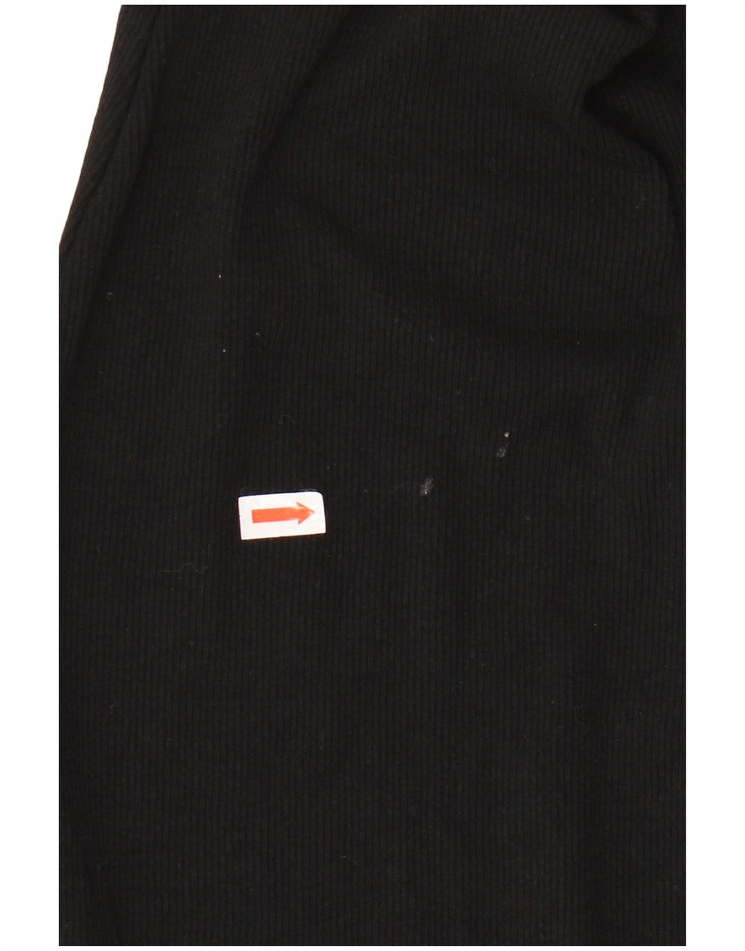 Vestido bodycon feminino de manga comprida ZARA Reino Unido 8 pequeno algodão preto