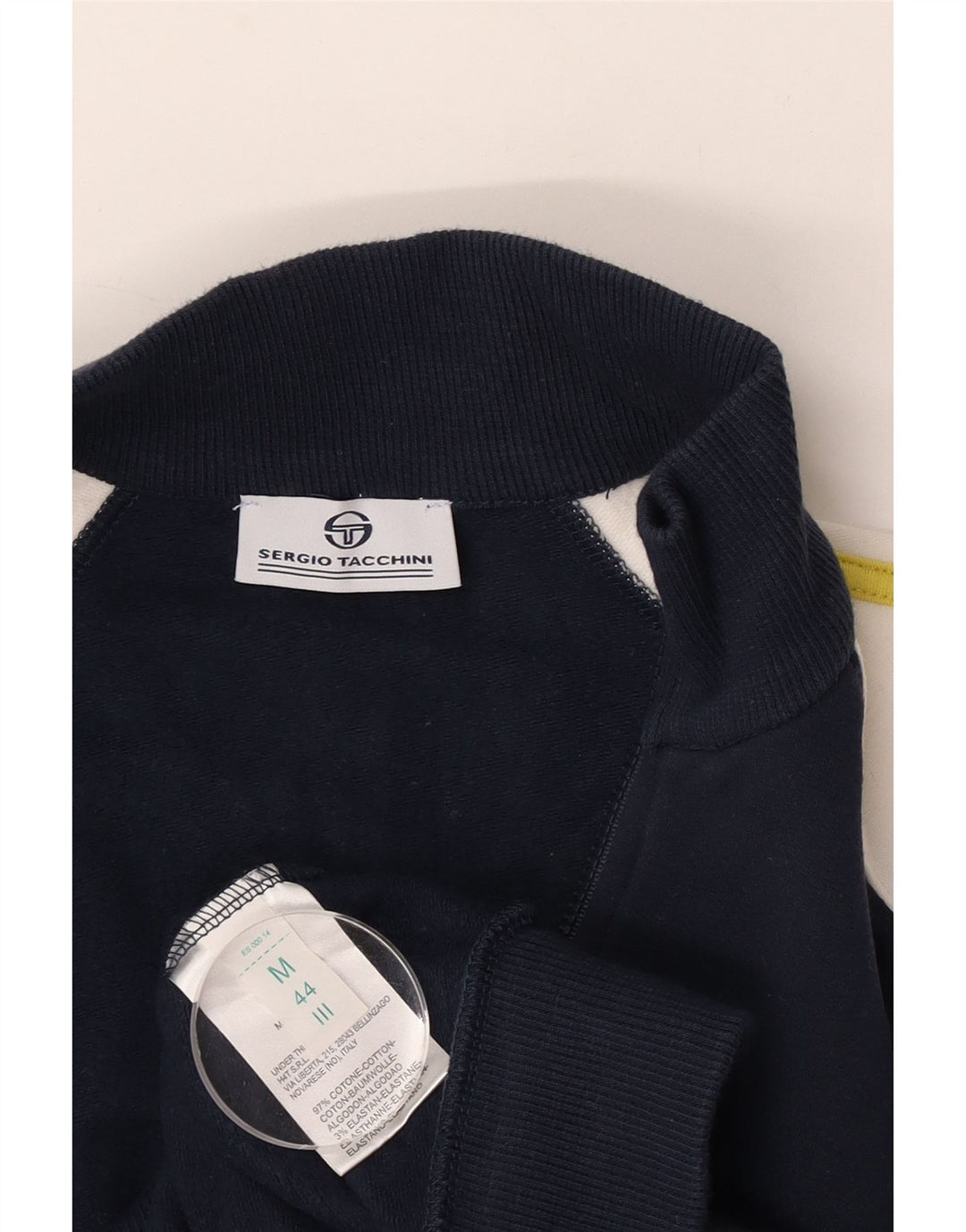 Sergio Tacchini Womens Tracksuit Top Jacket Reino Unido 14 Médio Azul Marinho