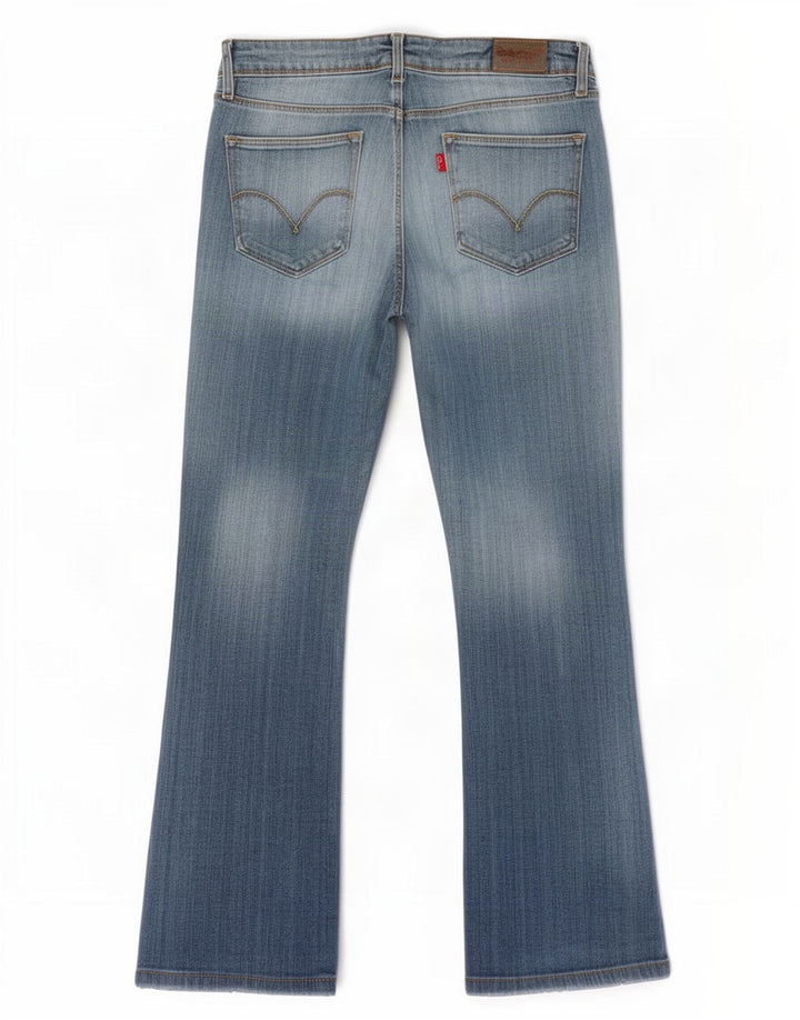 Calça jeans feminina Bootcut Levi's W32 L32 azul algodão