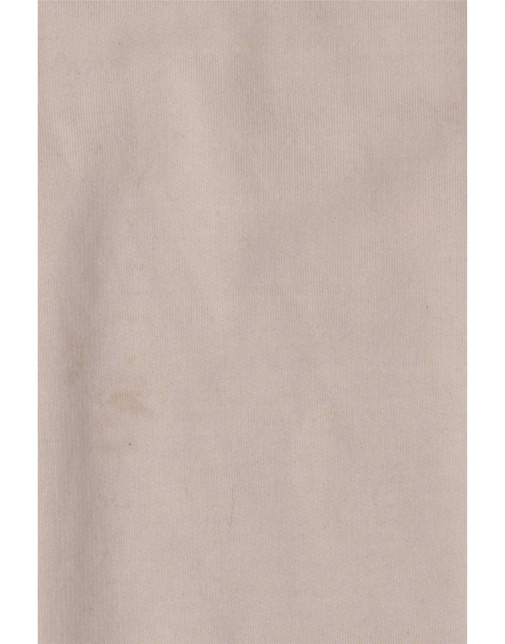 Lotto moletom masculino gráfico sem mangas jumper médio branco geométrico