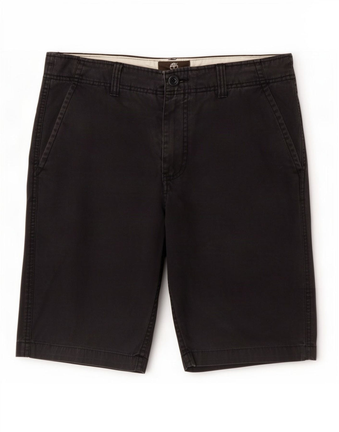 Timberland Mens Earthkeepers Chino Shorts W32 Médio Algodão Cinza