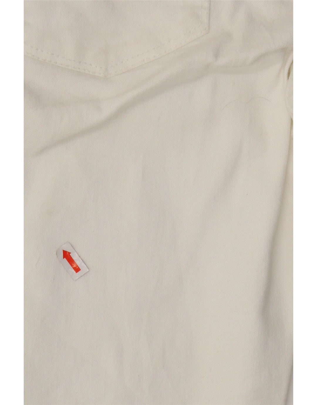 PRANA Jeans Slim Feminino US 4 Pequeno W27 L31 Algodão Branco