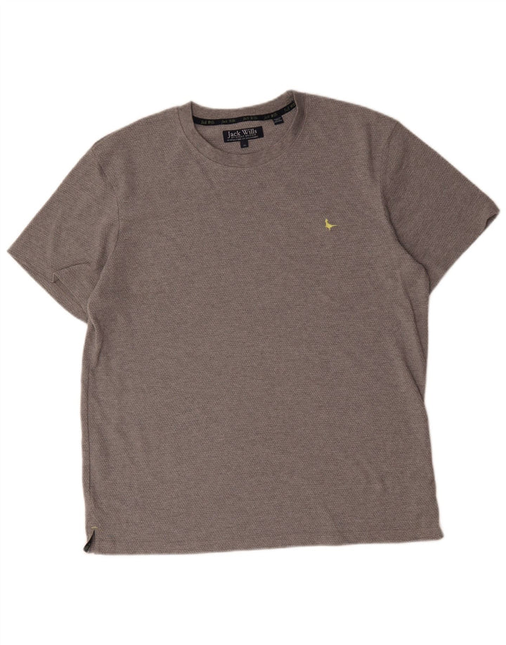 Camiseta masculina Jack Wills Top XL algodão cinza