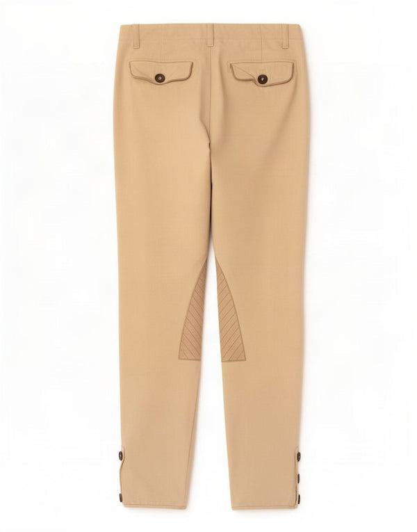 Calça Chino Feminina Massimo Dutti EU 36 XS W26 L28 Bege Colourblock
