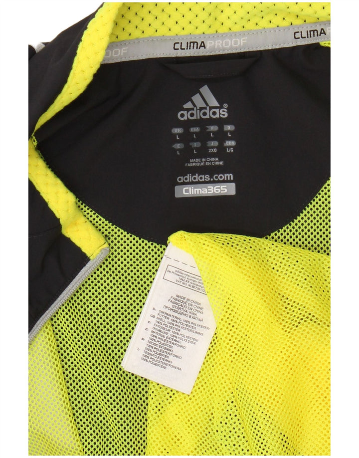 ADIDAS Mens Clima 365 Rain Jacket UK 40 Grande Azul Marinho Poliéster